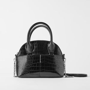 Animal Embossed Mini Bowling Bag